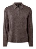 Product image thumbnail - PCRITT  POLO SHIRT, Morel | 6