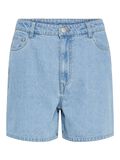 Pieces PCABBI MW JEANSSHORTS, Light Blue Denim, highres - 17153448_LightBlueDenim_001.jpg