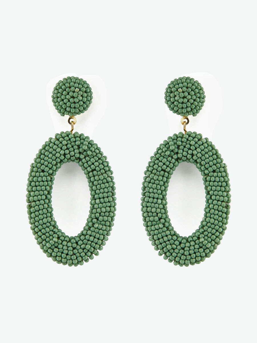 Pieces PERLEN TROPFEN OHRRINGE, Malachite Green, highres - 17102378_MalachiteGreen_001.jpg