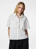 Product image thumbnail - PCMELIA  SHORT SLEEVED SHIRT, Bright White | 1