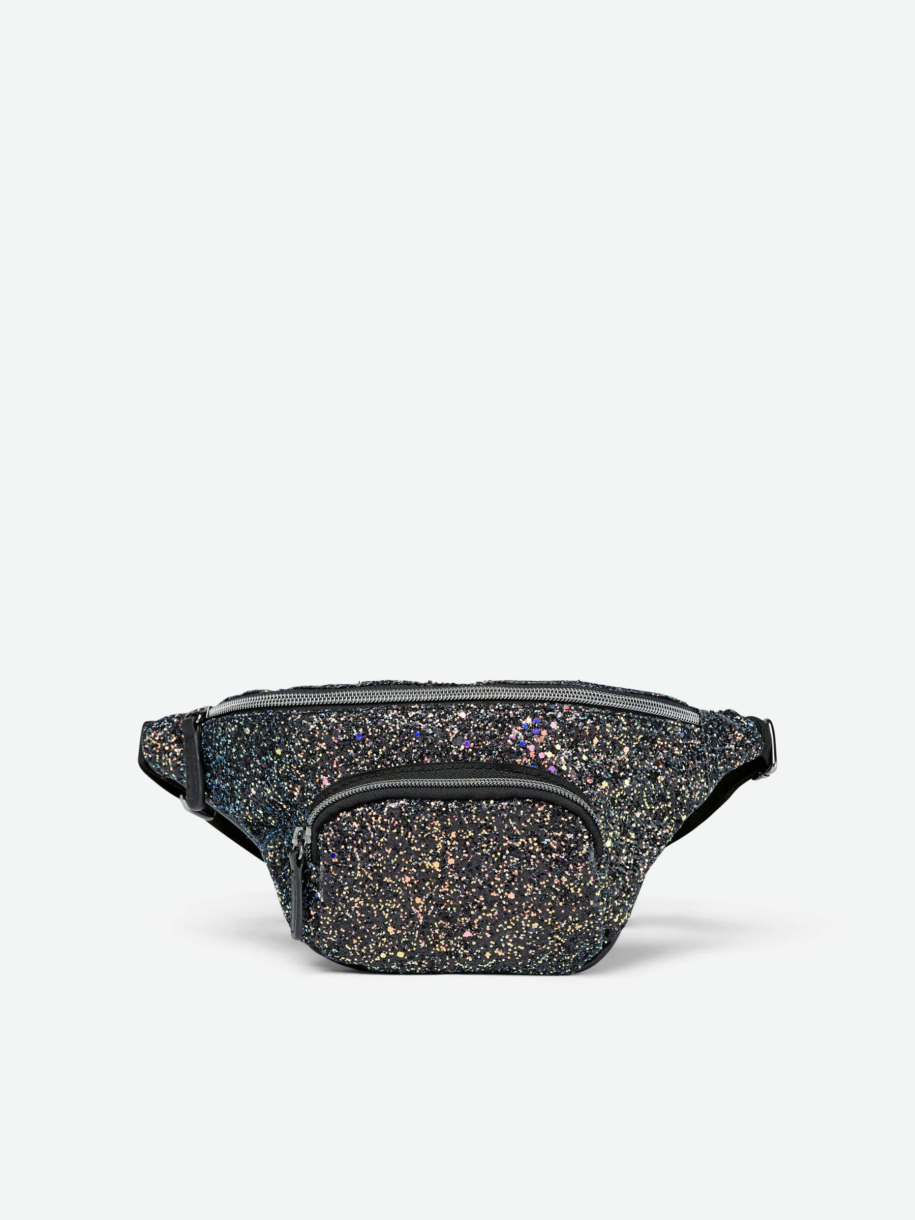 Black glitter bum sale bag