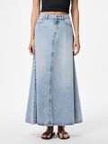 Product image thumbnail - PCJULES WIDE DENIM SKIRT, Light Blue Denim | 1