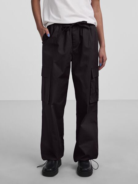 Pieces PCFREDA CARGO BROEK, Black, highres - 17145411_Black_003.jpg