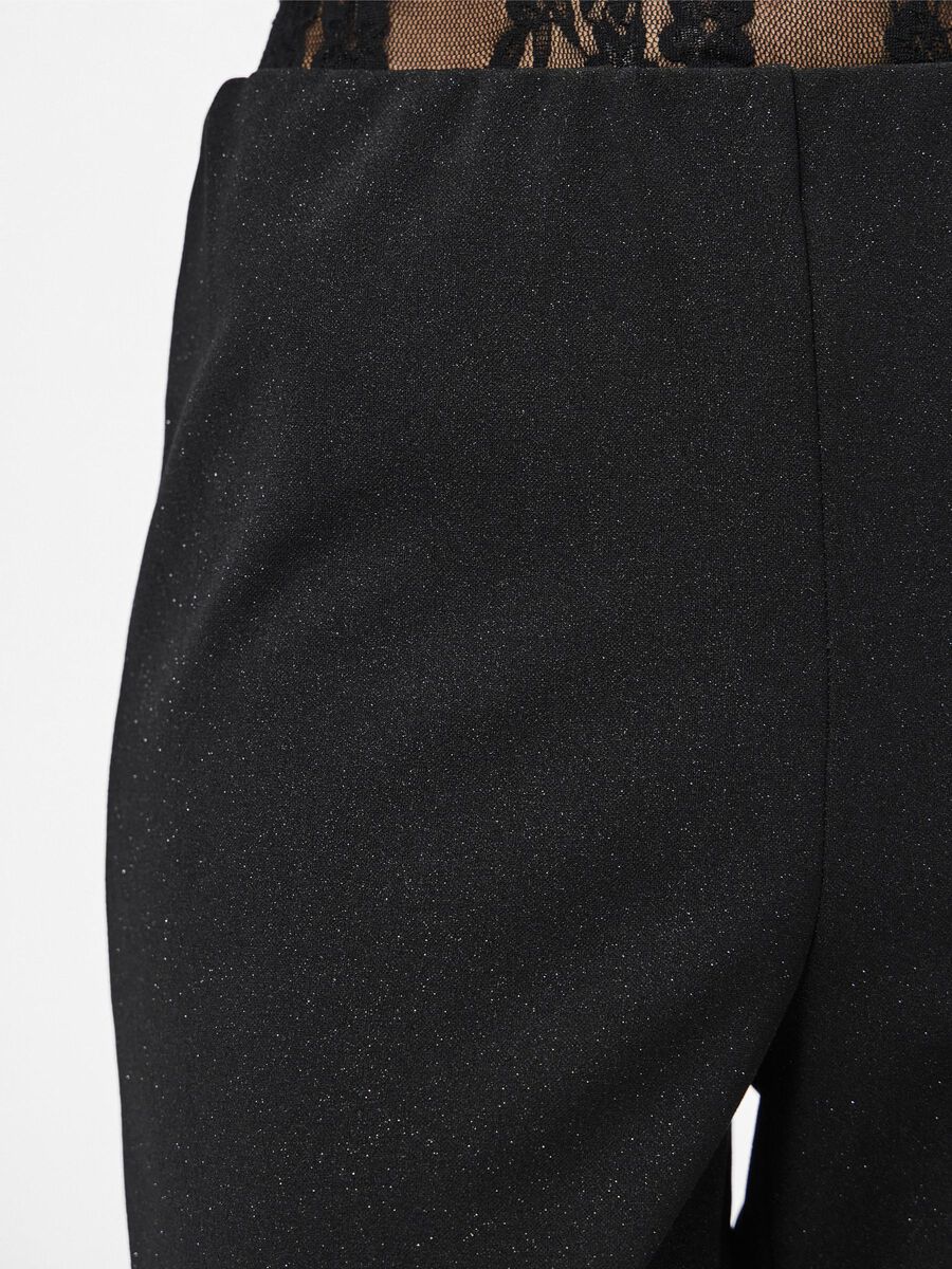 Pieces PCPAIGE FLARED TROUSERS, Black, highres - 17154225_Black_1149397_006.jpg