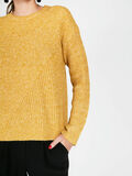 Pieces LONG SLEEVED KNIT PULLOVER, Nugget Gold, highres - 17091211_NuggetGold_657050_008.jpg