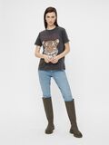 Pieces MED TRYCK T-SHIRT, Black, highres - 17115356_Black_870875_005.jpg
