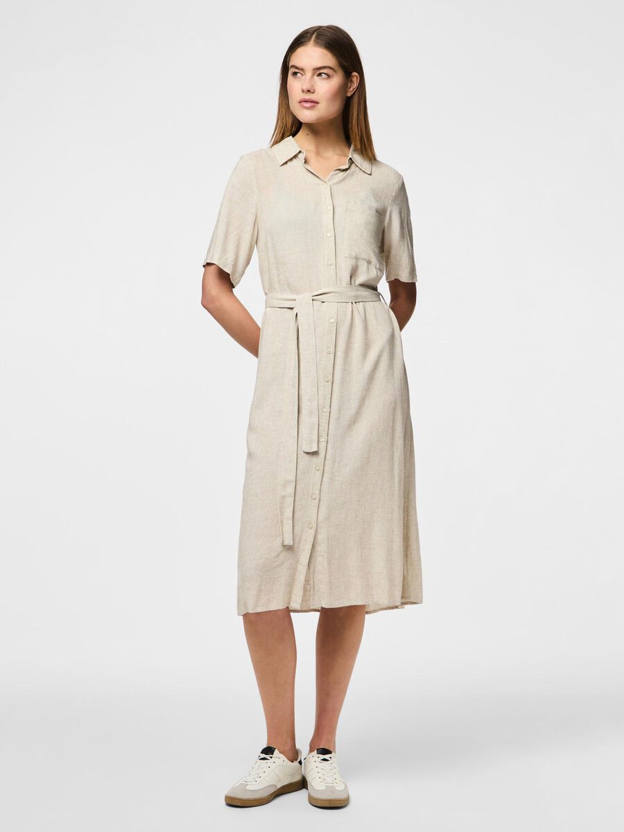 Carousel image - PCPIA SHIRT DRESS, Birch | 3