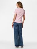 Product image thumbnail - PCRUKA RIBBED T-SHIRT, Roseate Spoonbill | 2
