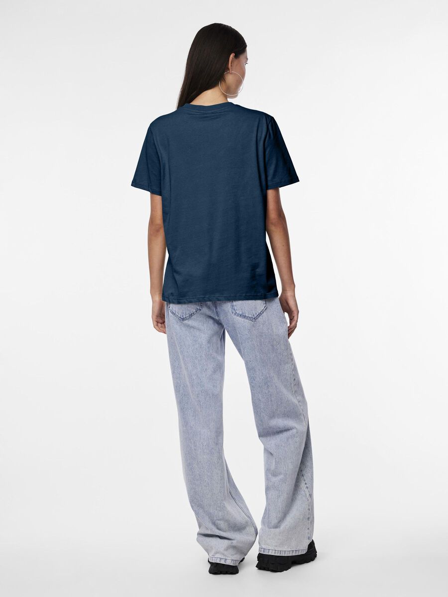 Pieces PCRIA BOMULD T-SHIRT, Reflecting Pond, highres - 17140802_ReflectingPond_004.jpg