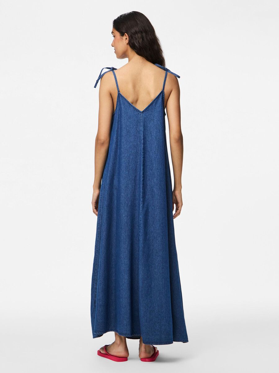 Pieces PCTENIM ROBE EN JEAN, Medium Blue Denim, highres - 17157940_MediumBlueDenim_004.jpg