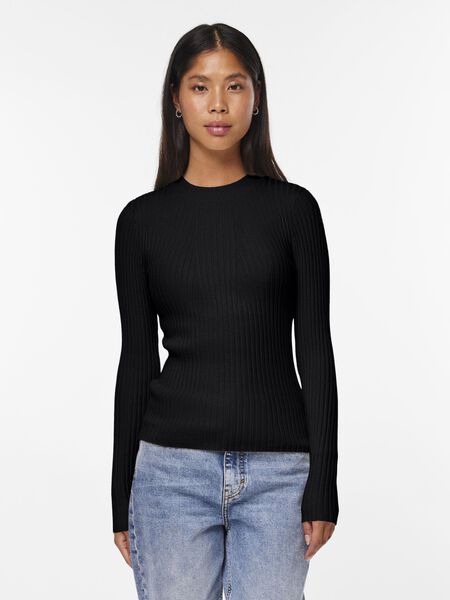 Pieces PCCRISTA PULLOVER, Black, highres - 17115047_Black_003.jpg