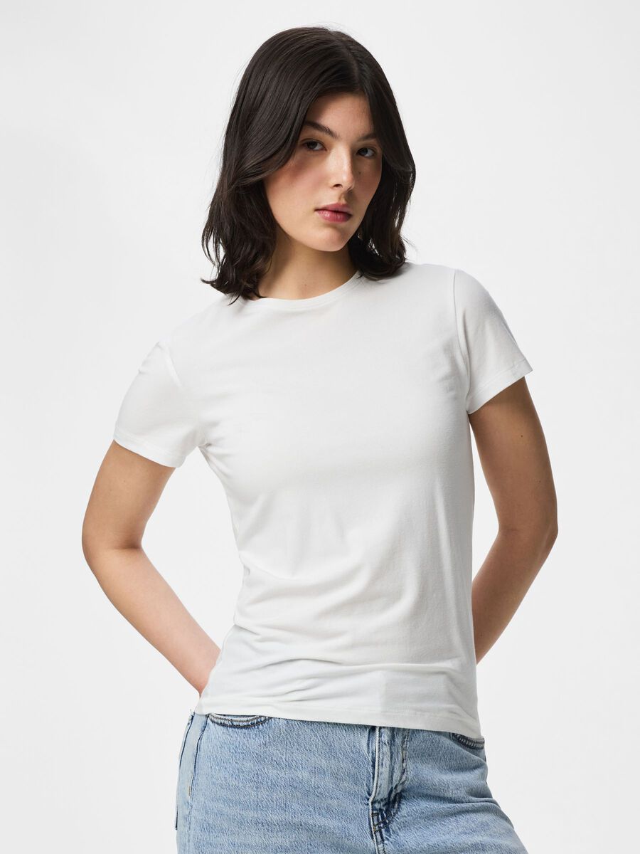 Product carousel image - PCSIRENE T-SHIRT, Bright White | 1