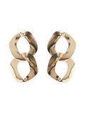 Pieces CHAIN-LINK DROP EARRINGS, Gold Colour, highres - 17100389_GoldColour_001.jpg