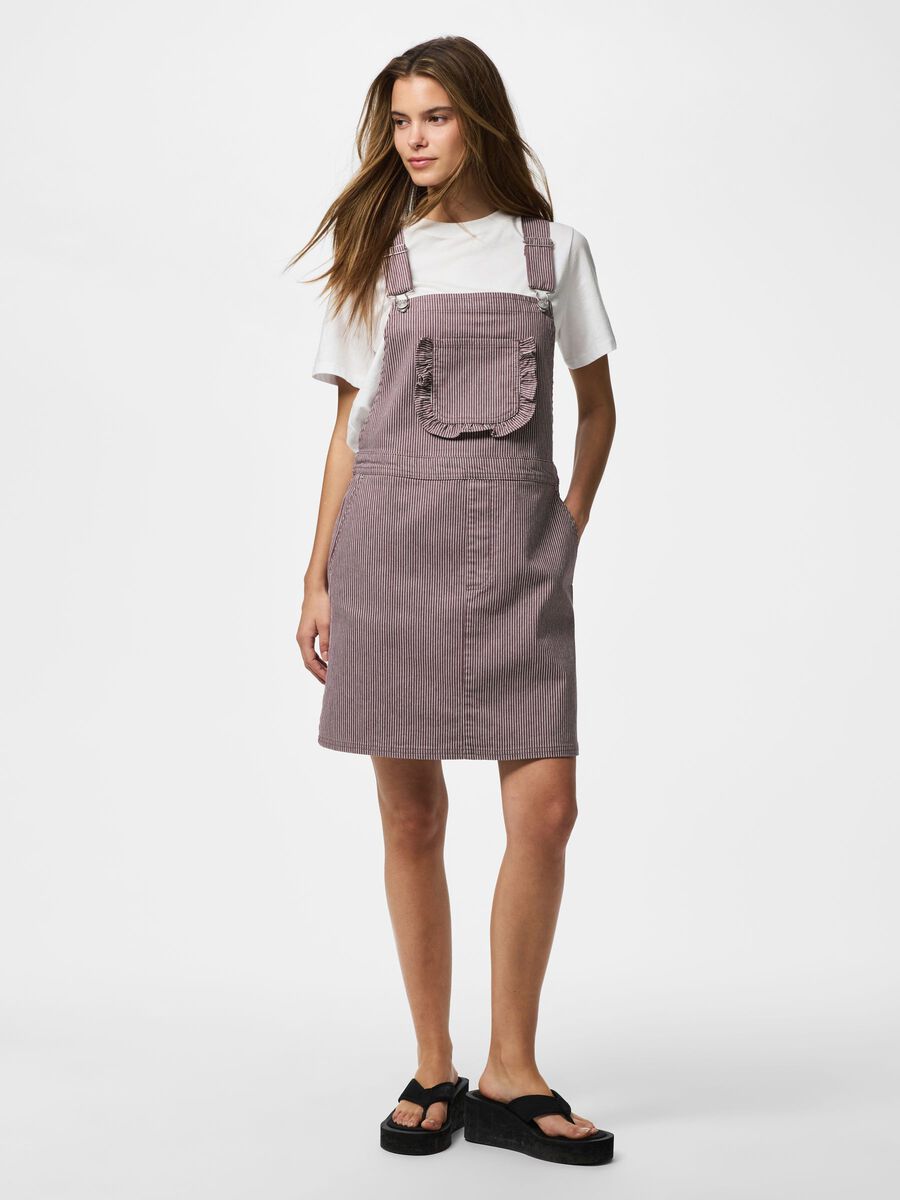 Carousel image - PCBILLO DUNGAREE DENIM DRESS, Sparrow | 3