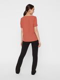 Pieces V-NECK BLOUSE, Redwood, highres - 17094962_Redwood_004.jpg