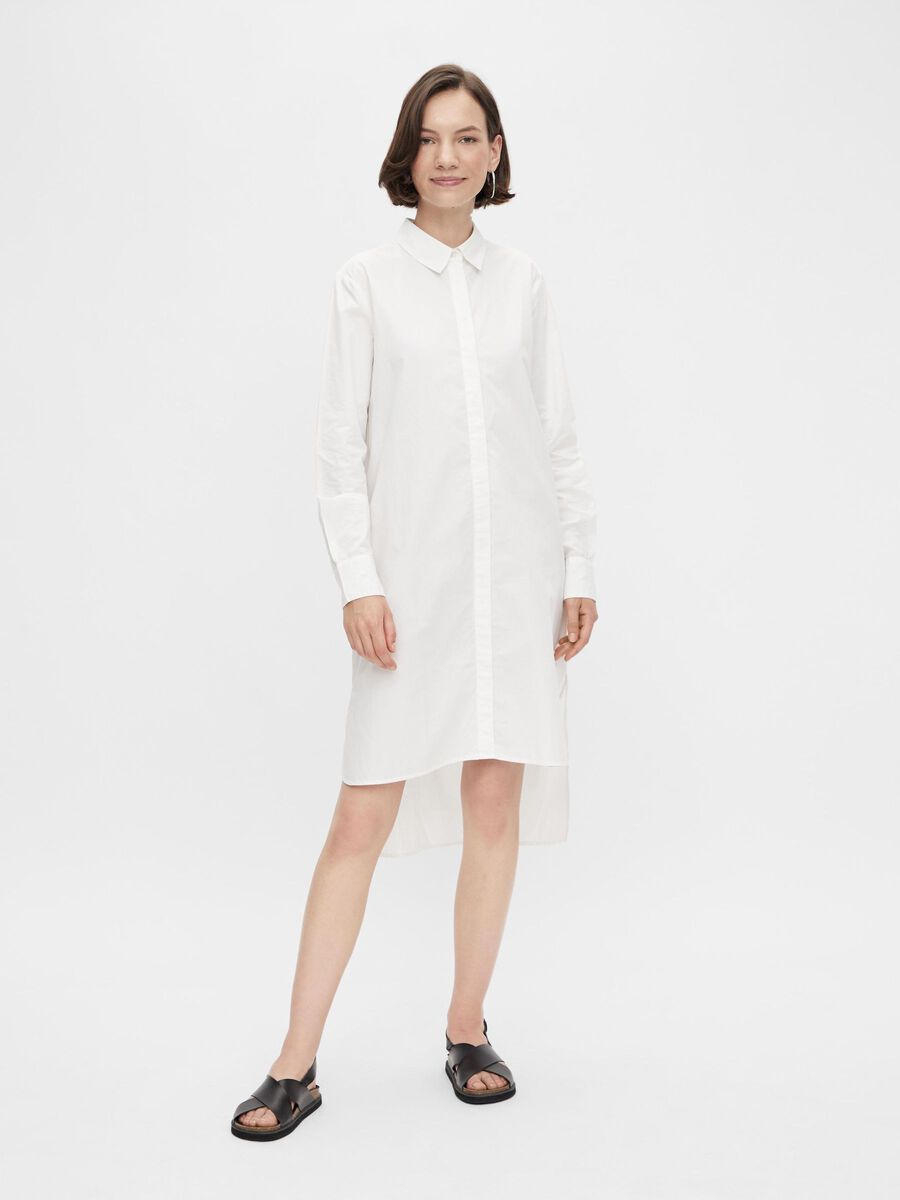Pieces PCFHILOH SHIRT DRESS, Bright White, highres - 17116611_BrightWhite_003.jpg
