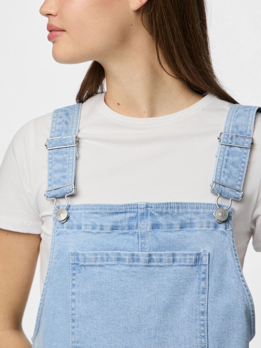 Carousel image - PCMONICA DENIM SPENCER DRESS, Light Blue Denim | 4