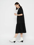 Pieces PUFF SLEEVE MIDI DRESS, Black, highres - 17106478_Black_005.jpg