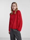 Pieces PCNELL KNITTED PULLOVER, Poppy Red, highres - 17128212_PoppyRed_003.jpg