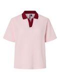 Pieces PCALYSIA - MC OVERSIZE POLO, Pink Tulle, highres - 17161252_PinkTulle_1222121_001.jpg