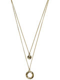 Pieces SIMPLE 2-CHAIN NECKLACE, Gold Colour, highres - 17091897_GoldColour_002.jpg