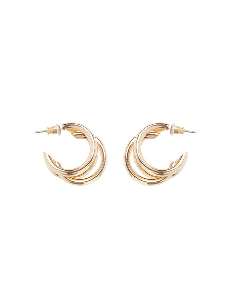 Pieces PCJELLA HOOP EARRINGS, Gold Colour, highres - 17134627_GoldColour_001.jpg