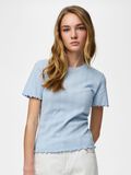 Product image thumbnail - PCMARIE HULM&Oslash;NSTRET T-SHIRT, Cashmere Blue | 1
