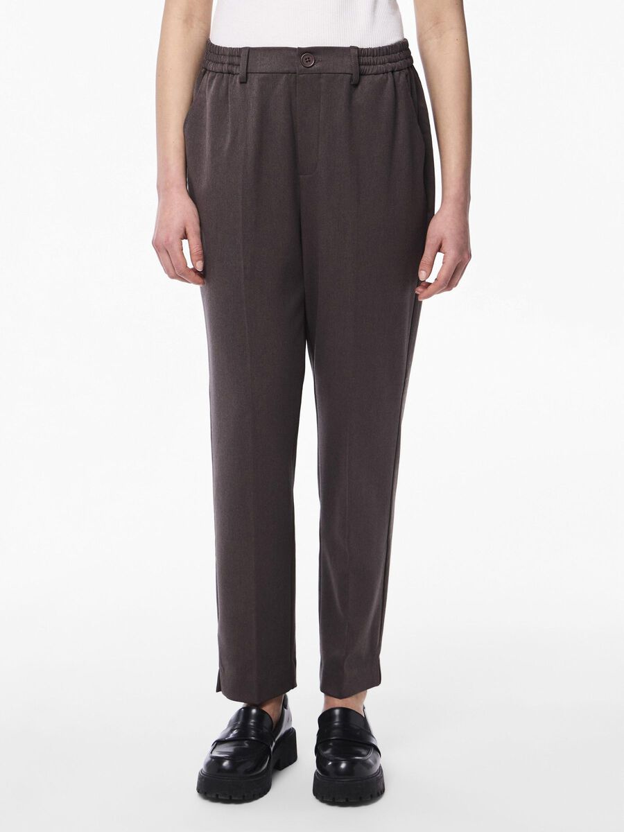 Pieces PCCAMIL HIGH WAISTED TROUSERS, Morel, highres - 17148687_Morel_003.jpg