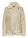 Pieces PCDORA AVIATOR JACKET, Birch, highres - 17133658_Birch_001.jpg