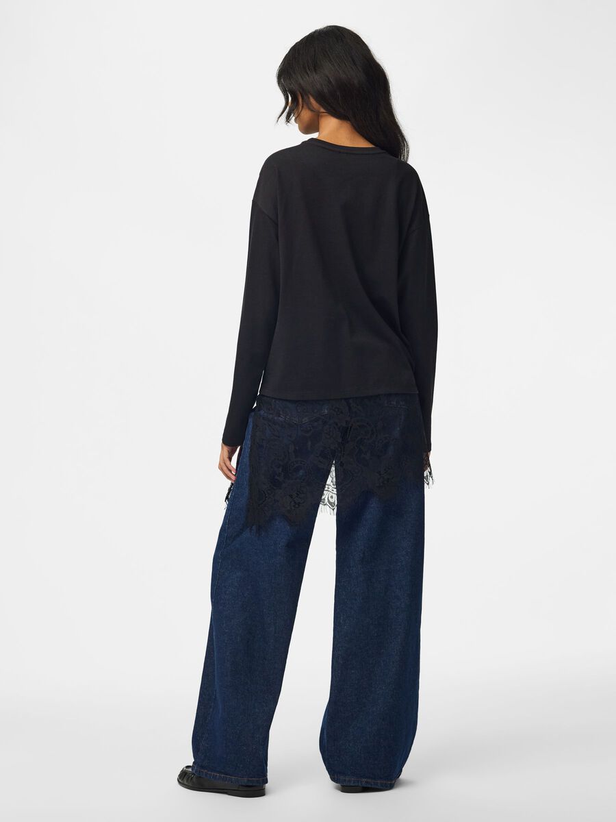 Product carousel image 2 PCMAVE SPETS L&Aring;NG&Auml;RMAD TOPP, Black
