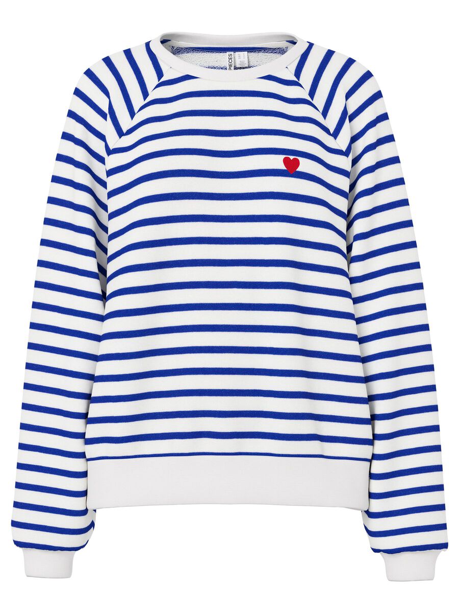 Carousel image - PCGRETA EMBROIDERY SWEATSHIRT, Cloud Dancer | 5
