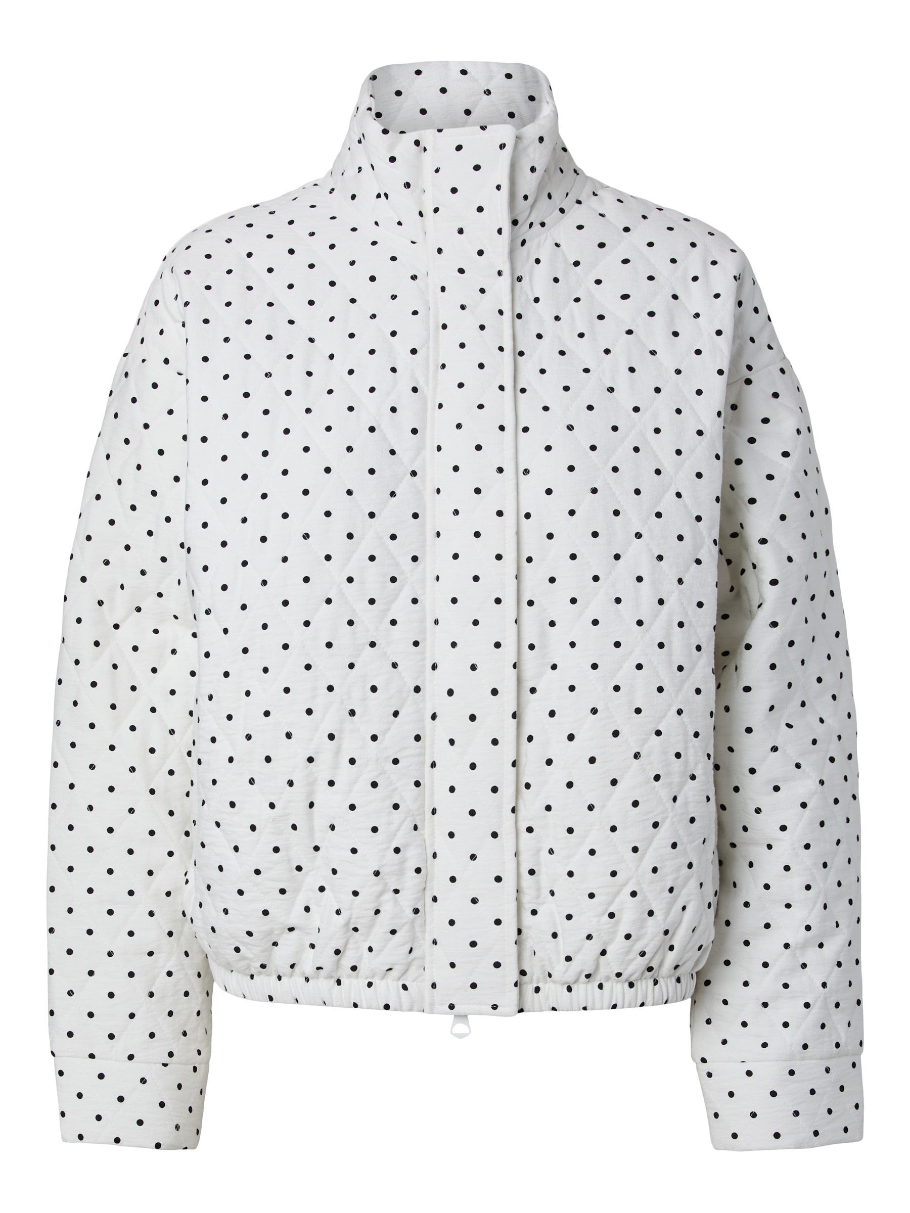 PCFAMILLA QUILTED BOMBER JACKET | White | PIECES® Switzerland