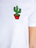 Pieces IMPRIMÉ CACTUS T-SHIRT, Bright White, highres - 17089618_BrightWhite_625999_008.jpg