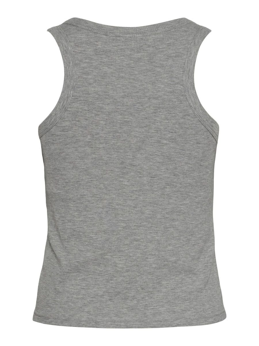 Pieces PCANIBI BRA TANK TOP, Light Grey Melange, highres - 17150269_LightGreyMelange_002.jpg