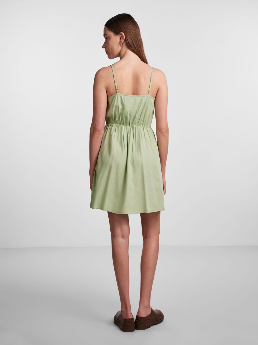 Pieces VESTITO MIDI A CAMICIOLA, Quiet Green, highres - 17133682_QuietGreen_004.jpg