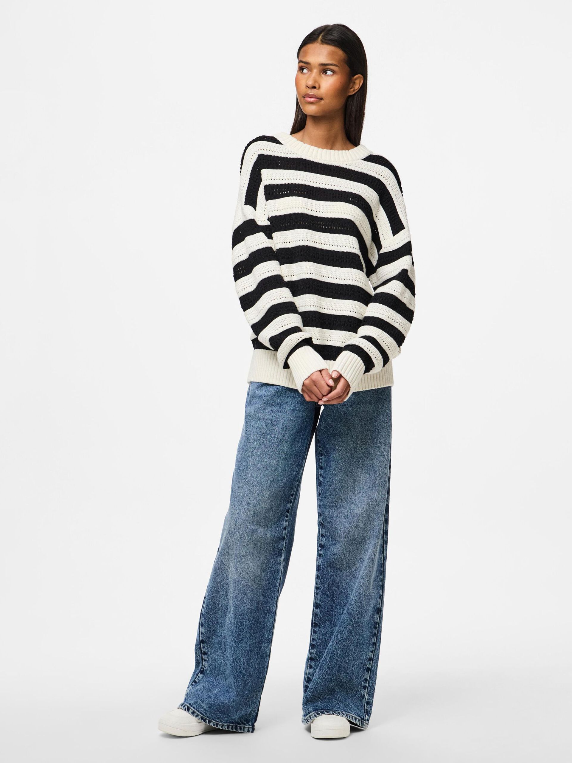 Carousel image - PCFANNI KNITTED JUMPER, Cloud Dancer | 3