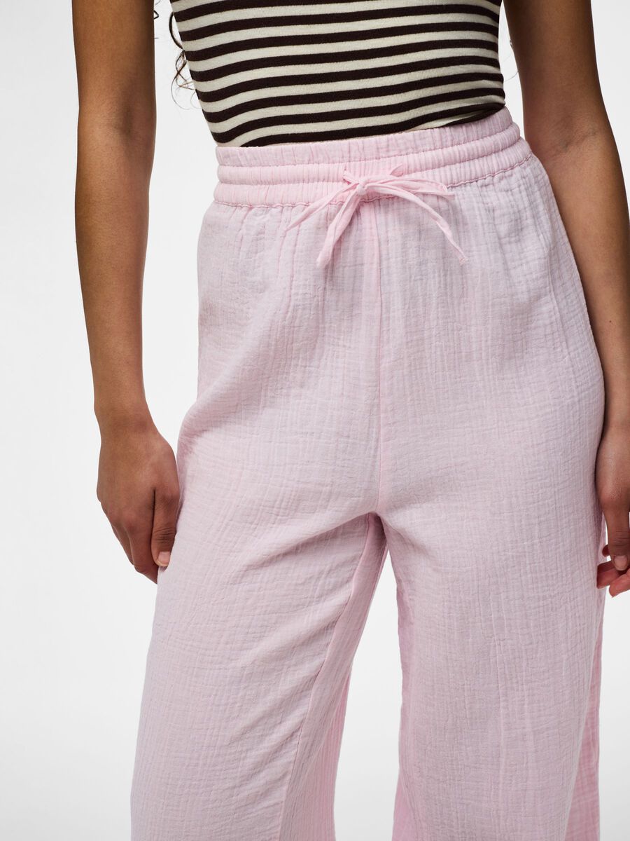 Carousel image - PANTALONES DE PIERNA ANCHA, Cradle Pink | 7