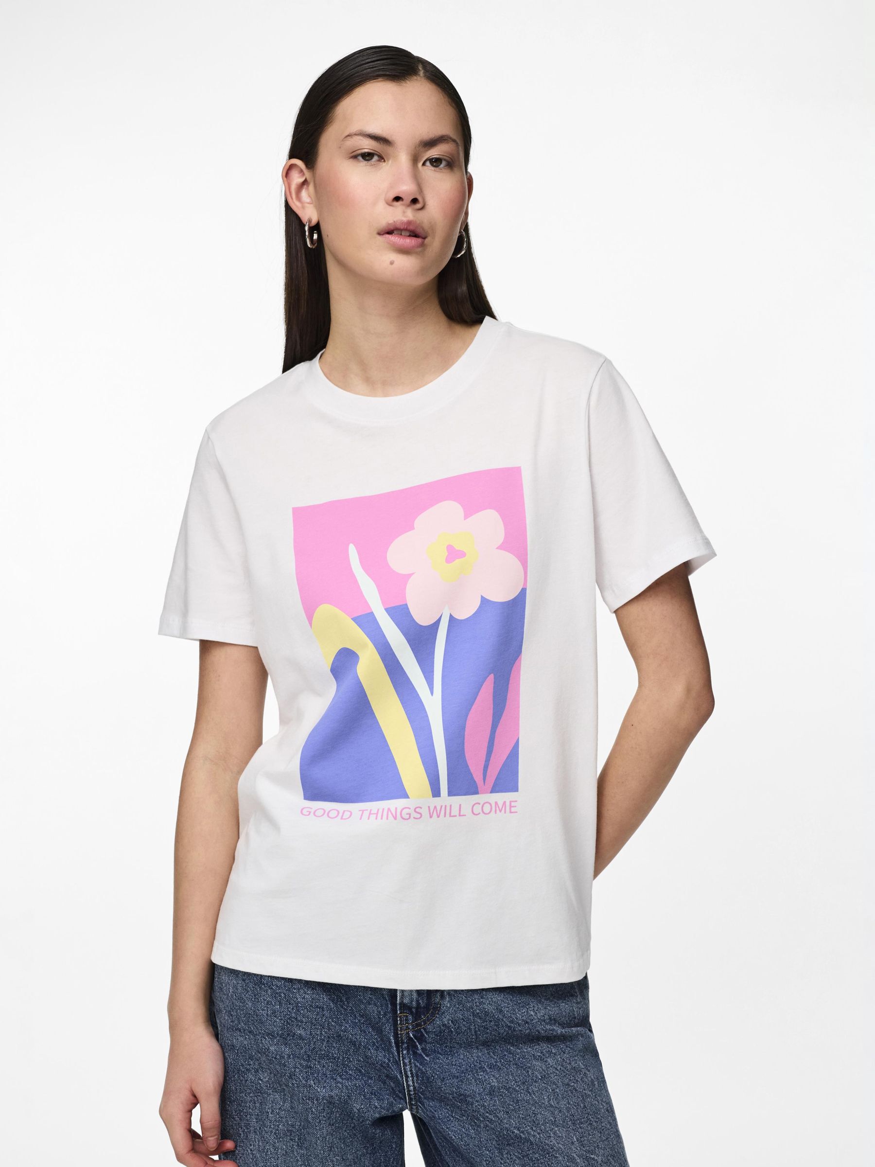Pieces top t shirt