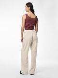 Pieces PCVINSTY  LINEN-BLEND TROUSERS, Oatmeal, highres - 17146434_Oatmeal_1127537_004.jpg