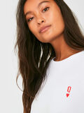 Pieces COL ROND T-SHIRT, Bright White, highres - 17095810_BrightWhite_679926_008.jpg