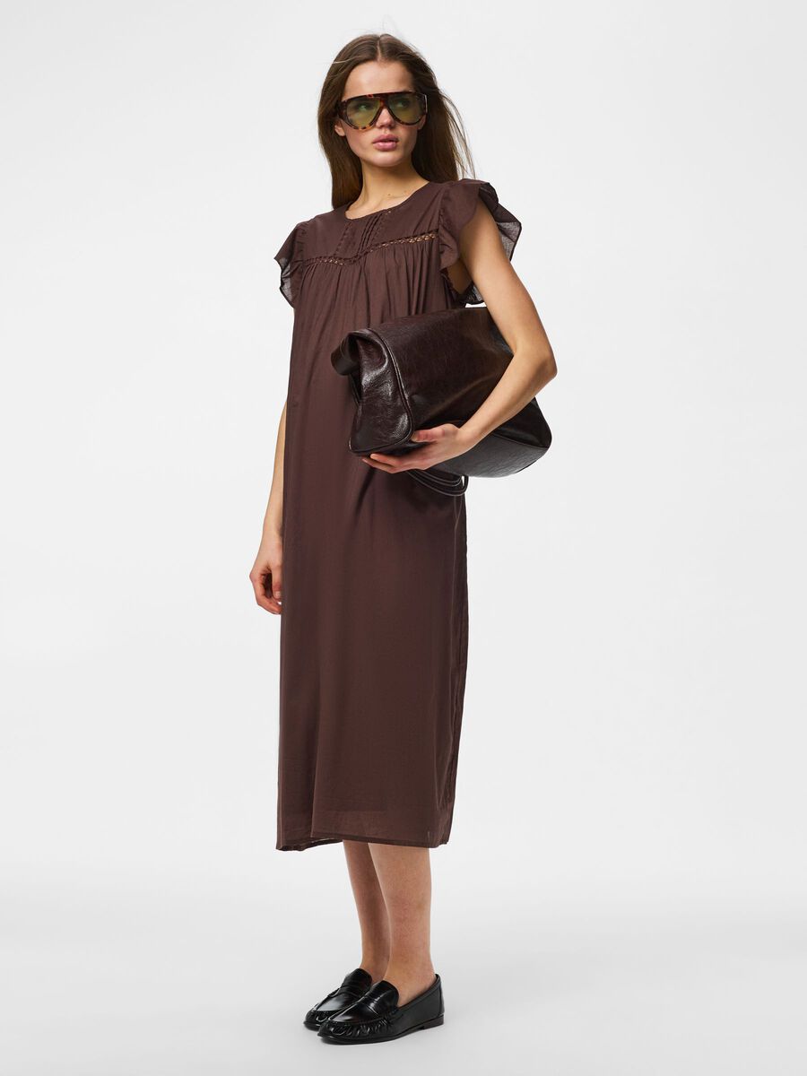 Product carousel image - PCASTRID MIDI DRESS, Hot Fudge | 1
