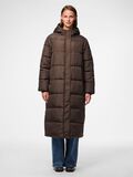 Product image thumbnail - PCMADDIE PUFFER COAT, Hot Fudge | 1