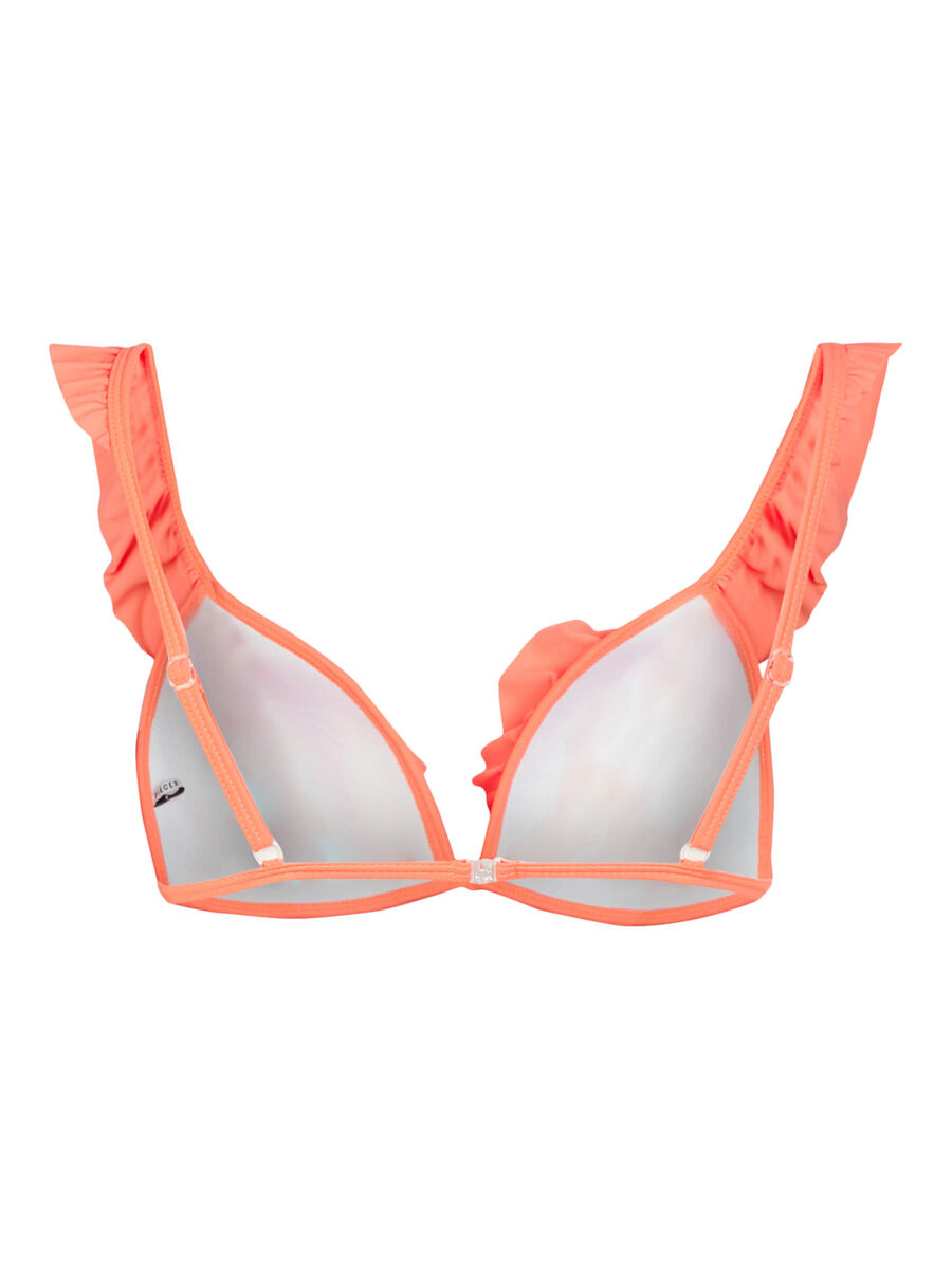 Pieces VOLANT BIKINI TOP, Fiery Coral, highres - 17101735_FieryCoral_002.jpg