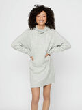 Pieces LONG KNITTED HOODIE, Light Grey Melange, highres - 17097584_LightGreyMelange_003.jpg