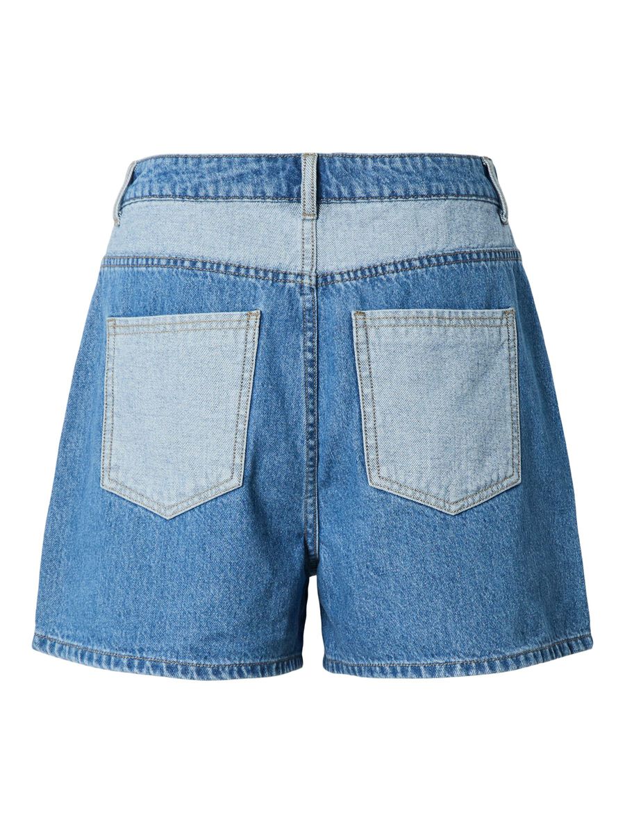Carousel image - PCFIE HW PATCHWORK DENIM SHORTS, Medium Blue Denim | 7