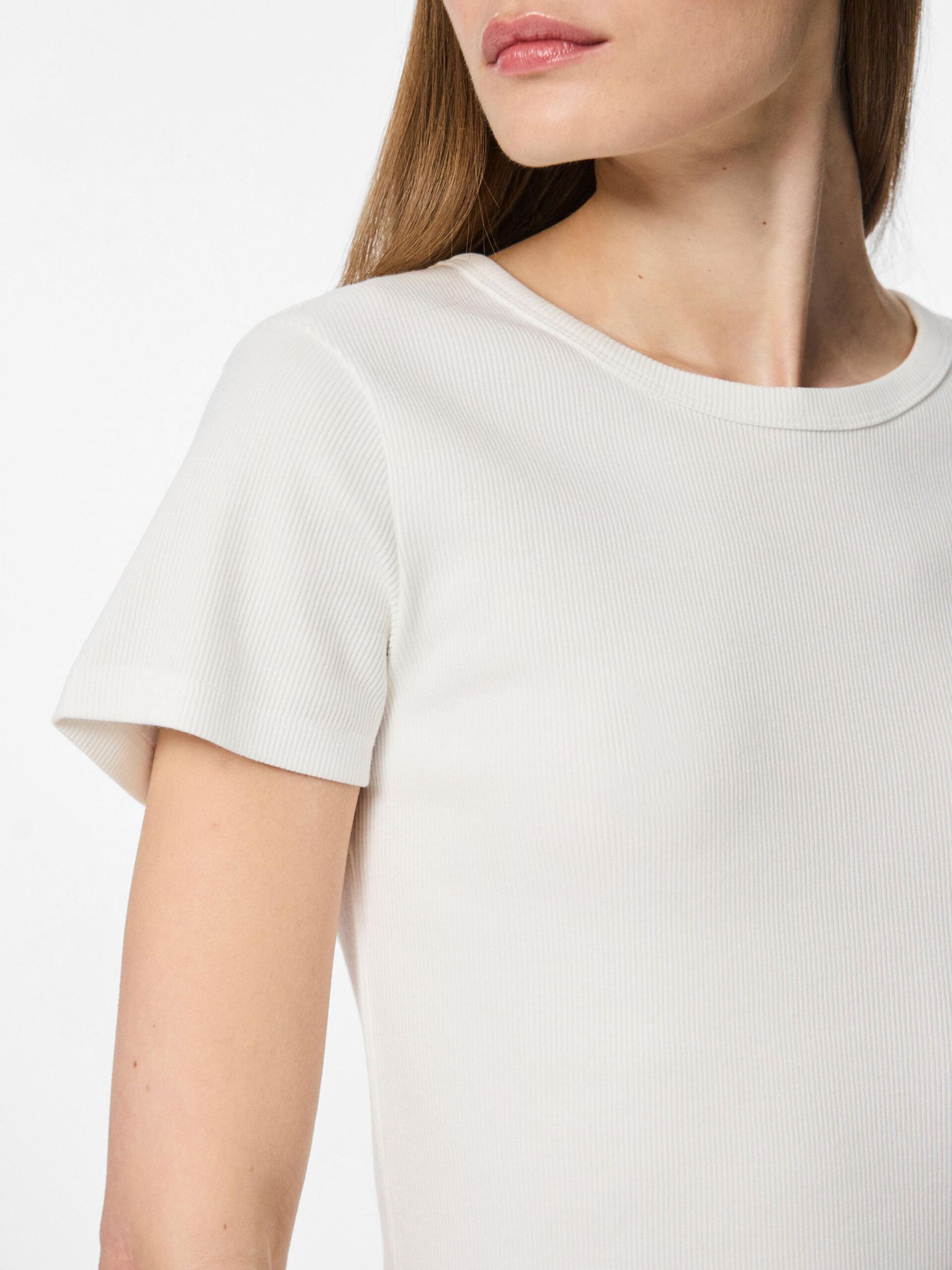 Carousel image - PCMAY RIBBET T-SKJORTE, Bright White | 3