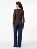 Pieces PCNORA KNITTED CARDIGAN, Hot Fudge, highres - 17154558_HotFudge_004.jpg