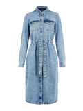 Pieces MIDI DENIM JURK, Light Blue Denim, highres - 17102156_LightBlueDenim_001.jpg