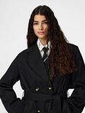 Product image thumbnail - PCSCARLETT TRENCHCOAT, Black | 4