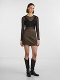 Pieces PCANNU MINI SKIRT, Black Olive, highres - 17146931_BlackOlive_005.jpg